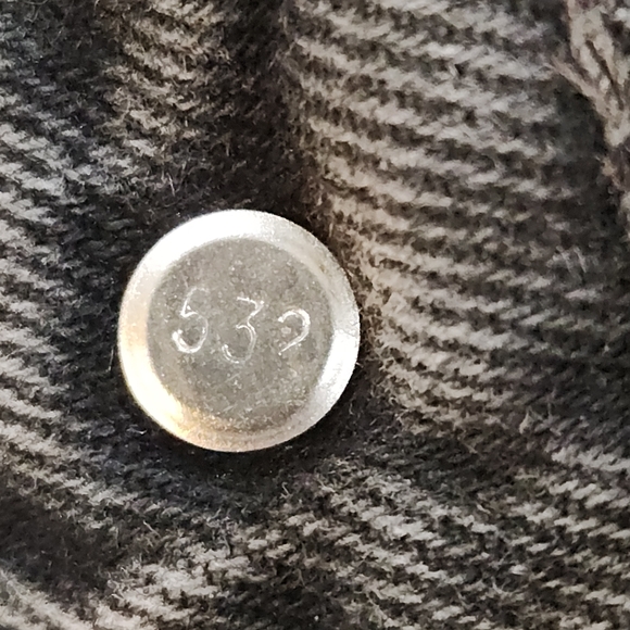 VINTAGE 90s Levi’s 550 Charcoal Relaxed Fit Tapered Leg Denim Jeans Size 12 P M - Picture 9 of 12